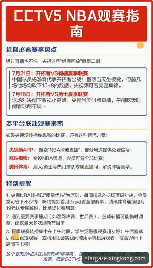 NBA焦点战复盘与星空体育APP观赛体验完整指南
